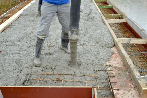 Concrete Base Construction in Jackson