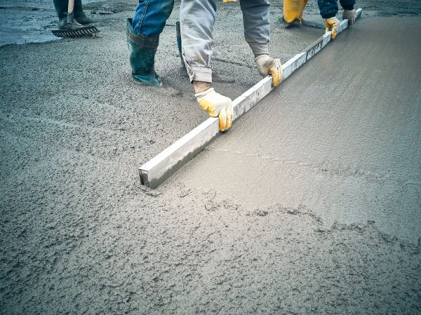 Cement Slab Installation in Jackson