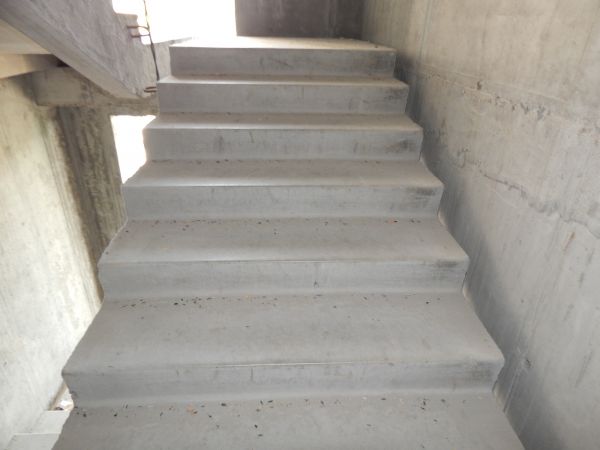 Poured Stair Construction in Jackson