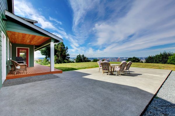 Backyard Concrete Paving in Jackson