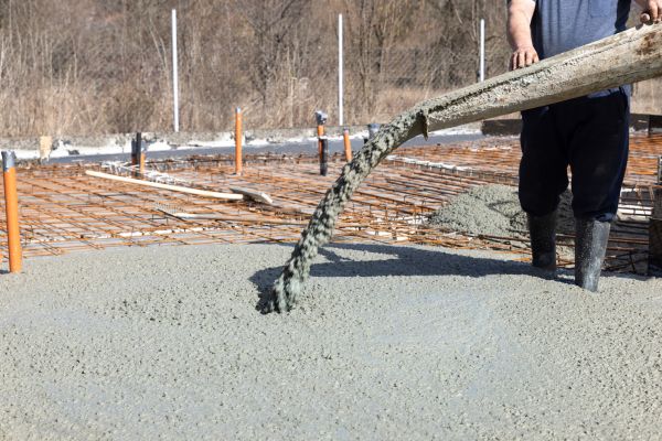 Pole Barn Slab Pouring in Jackson