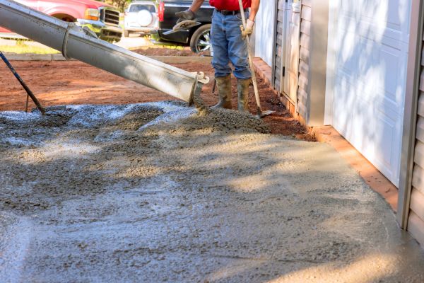 Driveway Slab Laying in Jackson