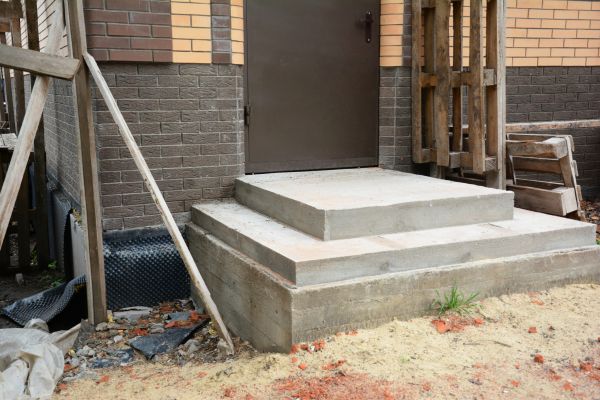 Cement Steps Construction in Jackson