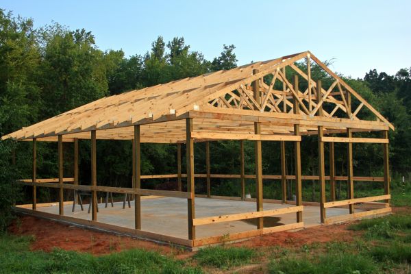 Barn Pad Installation in Jackson
