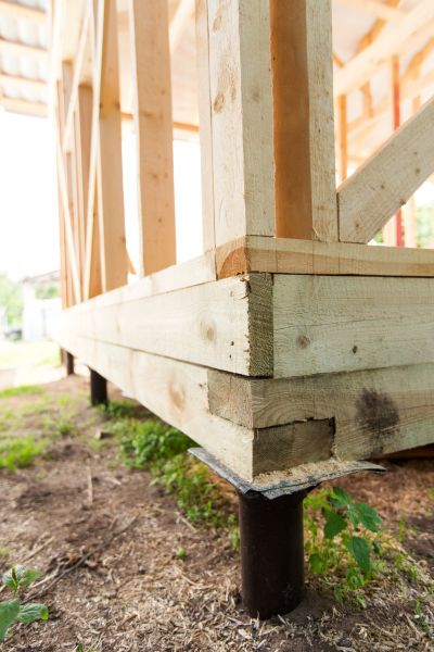 Barn Footing Construction in Jackson