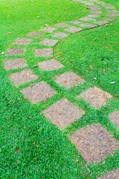 Backyard Pathway Construction in Jackson